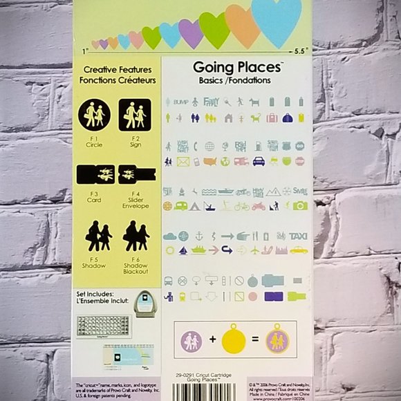 CRICUT - Going Places - Provo Craft 2007 - Picture 3 of 4